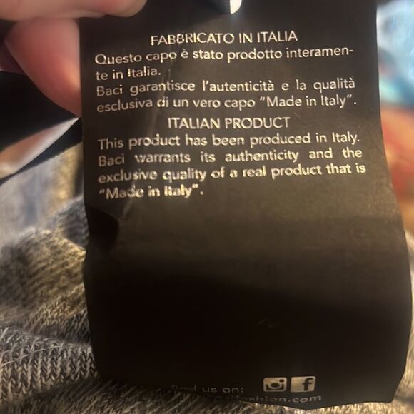 Baci Taupe Knit Sweater Tunic or Dress with Detached Cowl Neck. One Size. NWT! - Picture 12 of 13